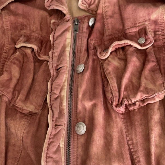 Free People Distressed Army Utility Jacket Not Your Brother’s Surplus - Picture 5 of 16